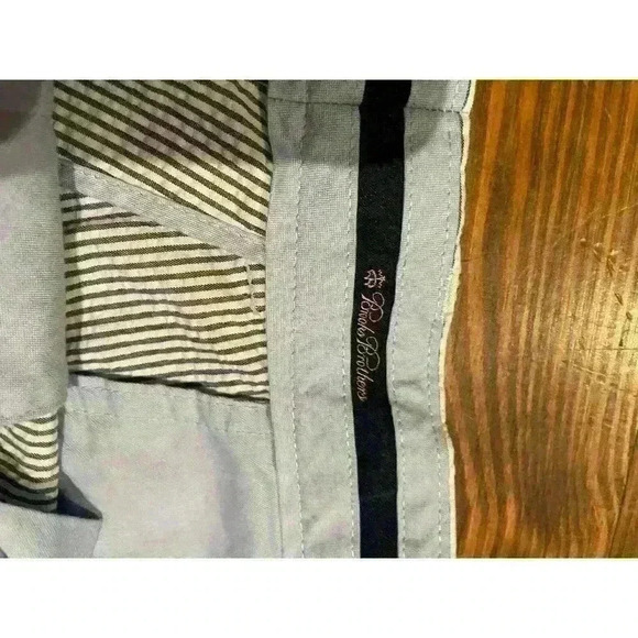 Brooks Brothers Elliot Pinstriped/Seersucker Pleated pants - Picture 5 of 12